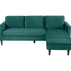 Divansoffa grön 218 cm bred