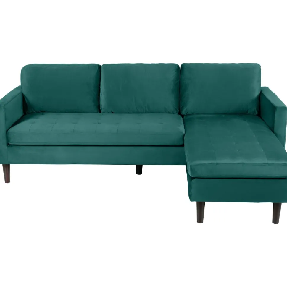 Divansoffa grön 218 cm bred