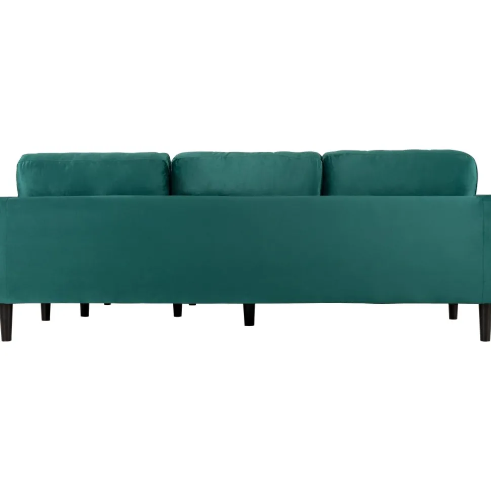 Divansoffa grön 218 cm bred