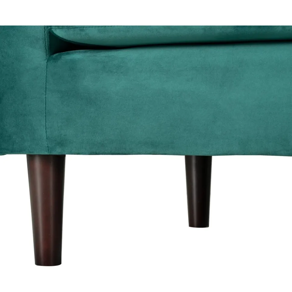 Divansoffa grön 218 cm bred