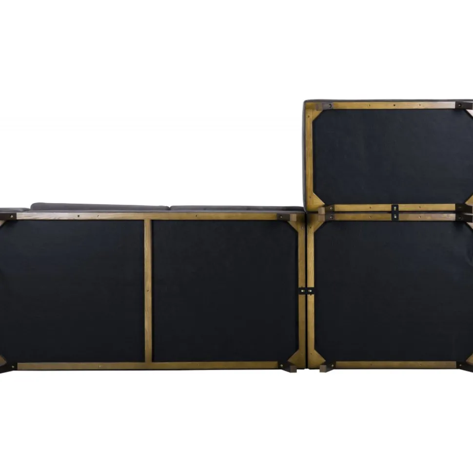 Divansoffa i grått sammet - Copenhagen