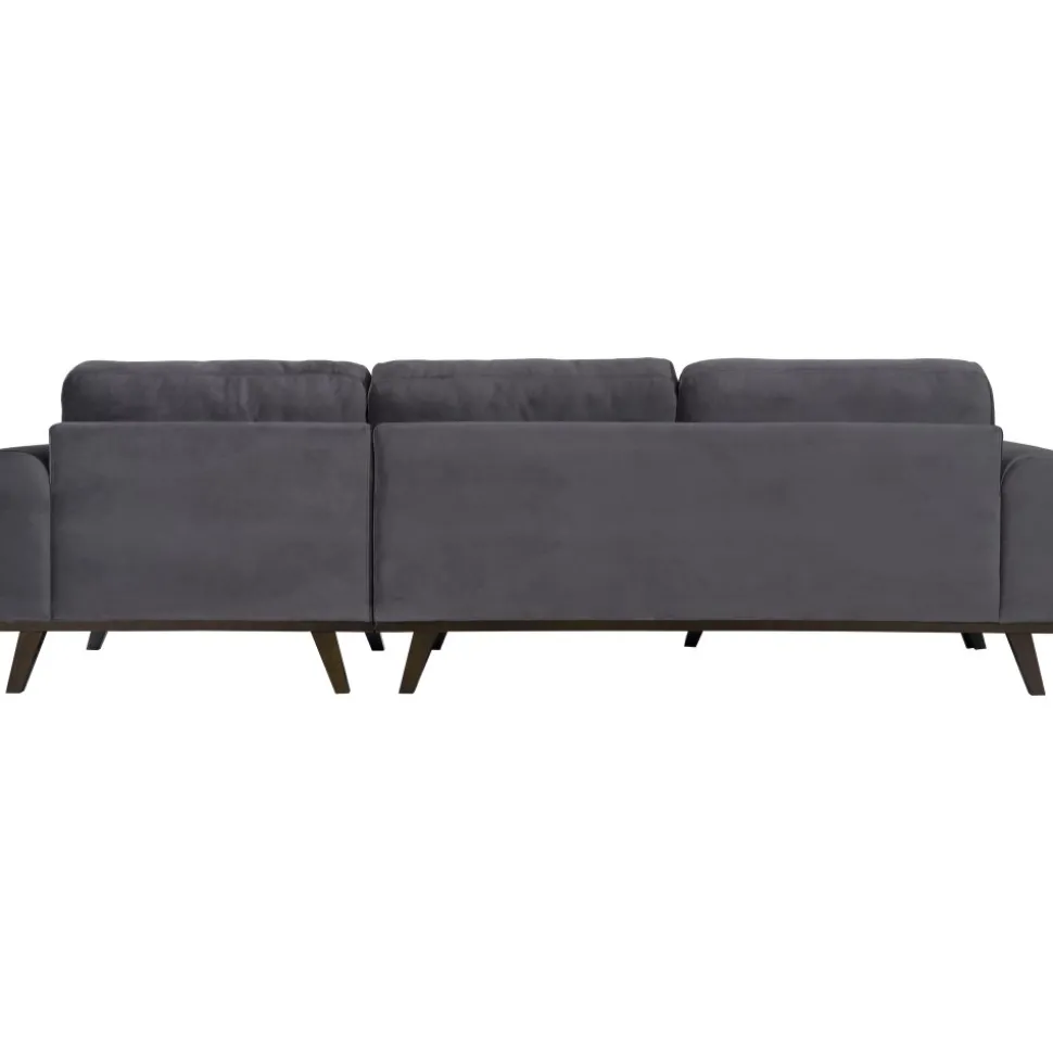 Divansoffa i grått sammet - Copenhagen