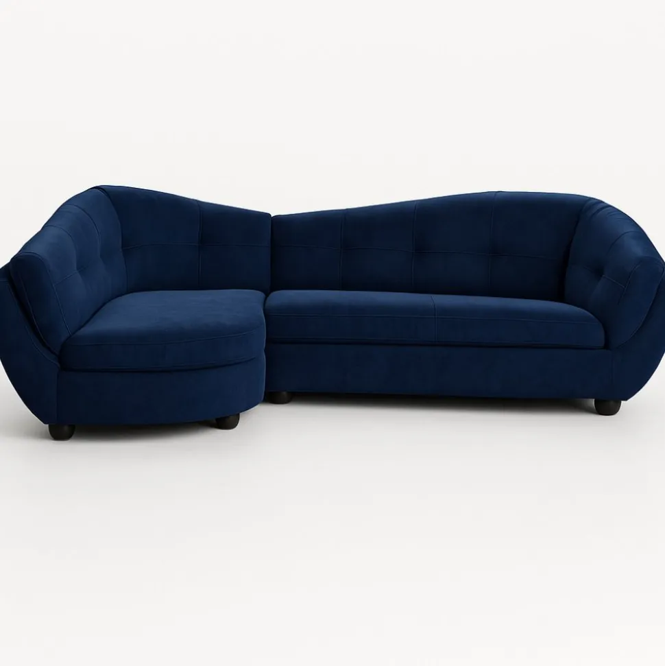 Divansoffa mörkblå - Bello + Textilrengöring för möbler