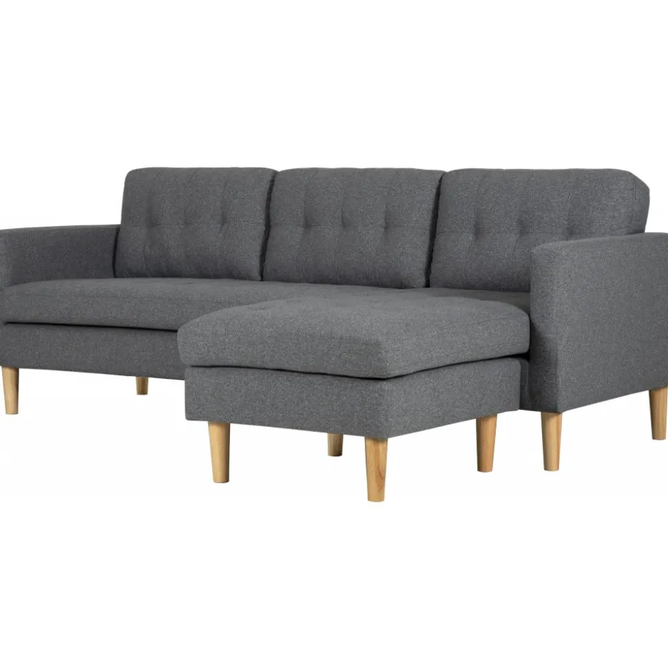 Divansoffa vändbar grå - Firenze