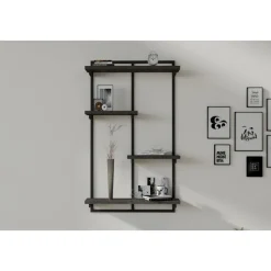 Dront vägghylla Antracit