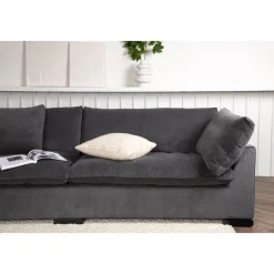 Durham 3-sits soffa - Mörkgrå