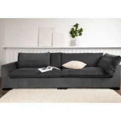 Durham 3-sits soffa - Mörkgrå