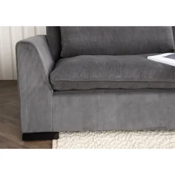 Durham 3-sits soffa - Mörkgrå