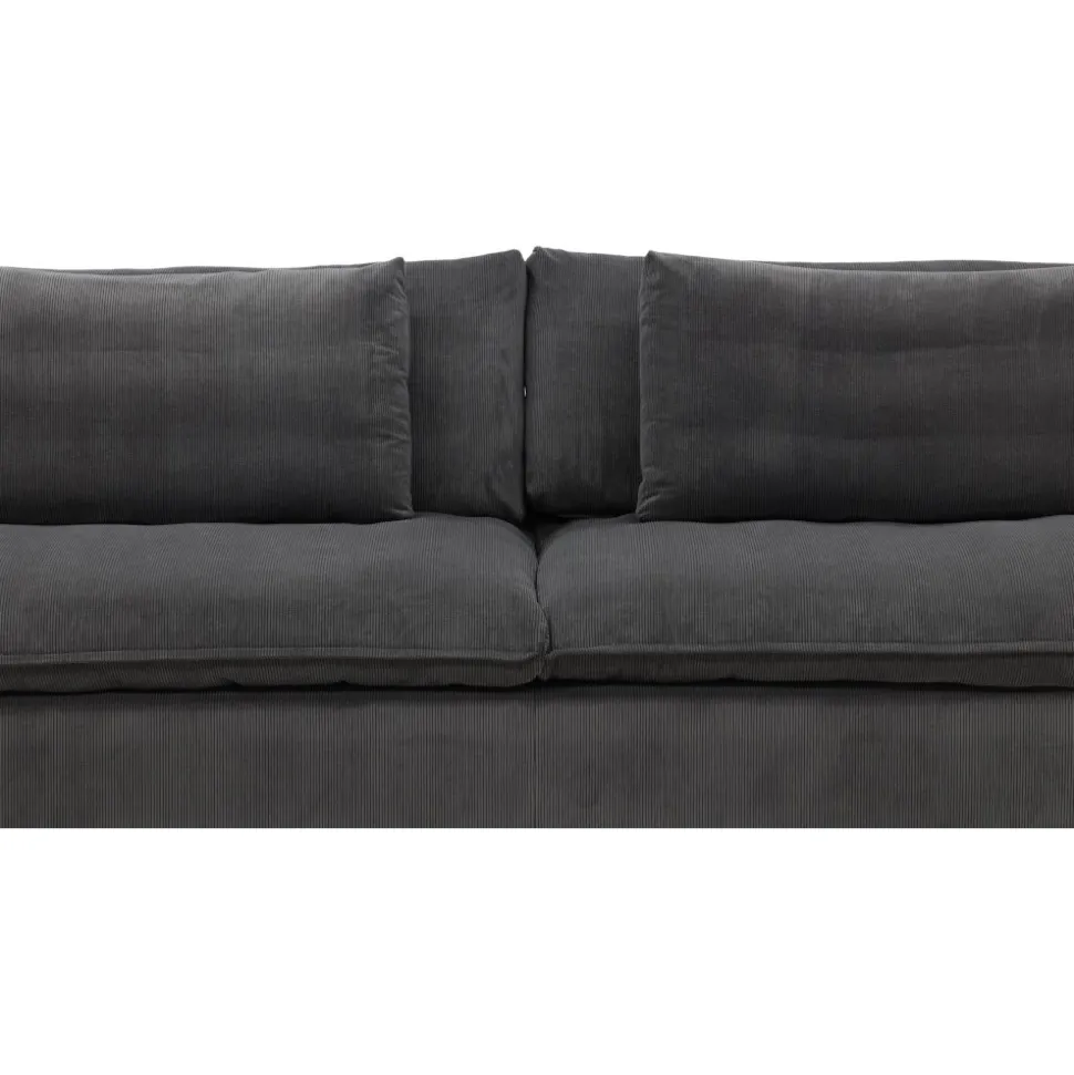 Durham 3-sits soffa - Mörkgrå