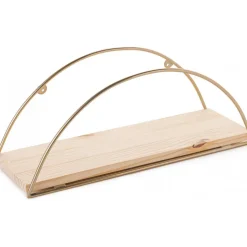 Duvar vägghylla - Guld/brun