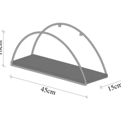 Duvar vägghylla - Guld/brun