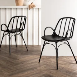 Dyrön matstol - Svart