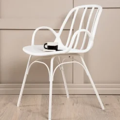 Dyrön matstol - Vit