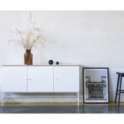 Edge sideboard - Vit högtryckslaminat (HPL)