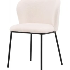 Edina matstol - Svart/vit