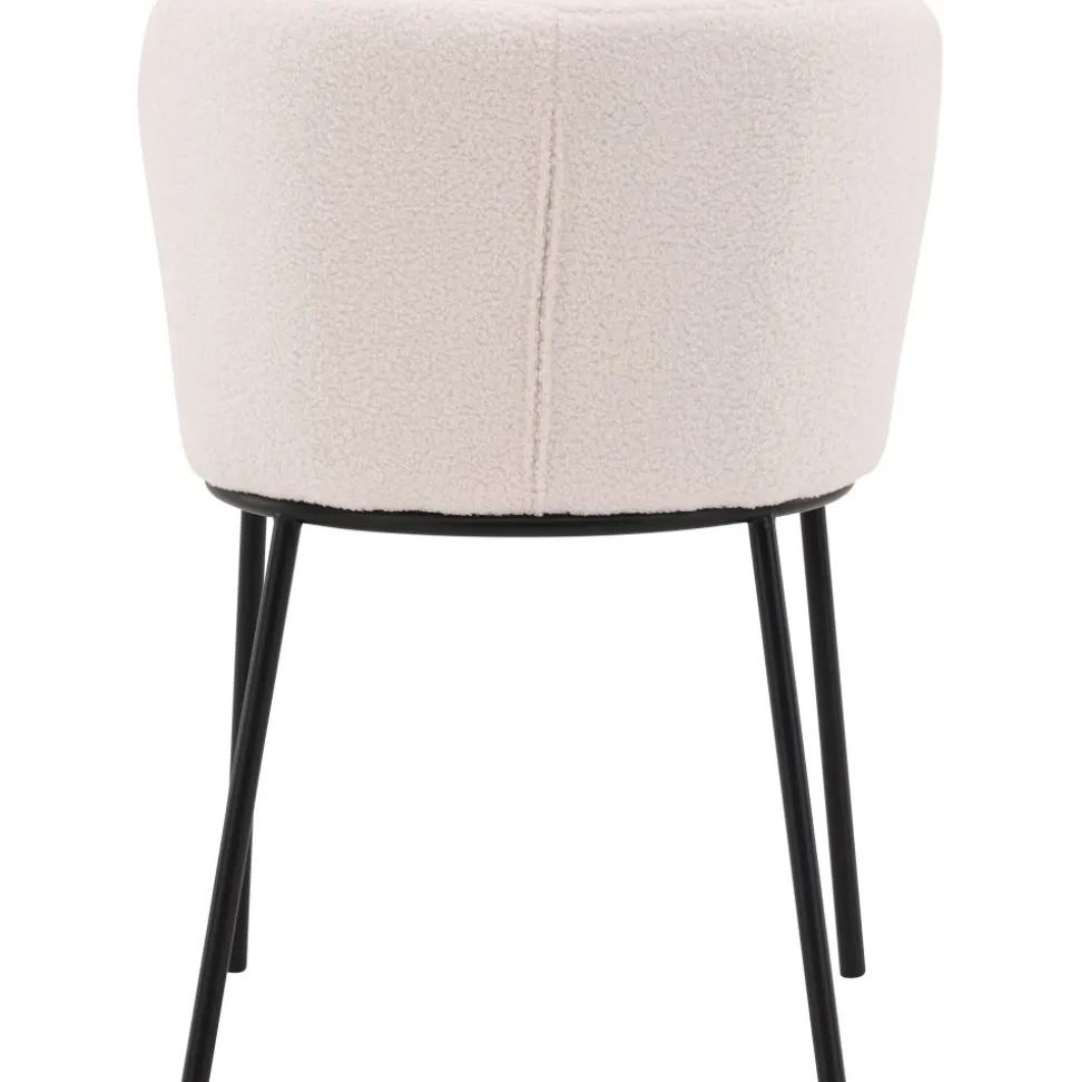 Edina matstol - Svart/vit