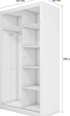 Einar garderob 18 - Vit