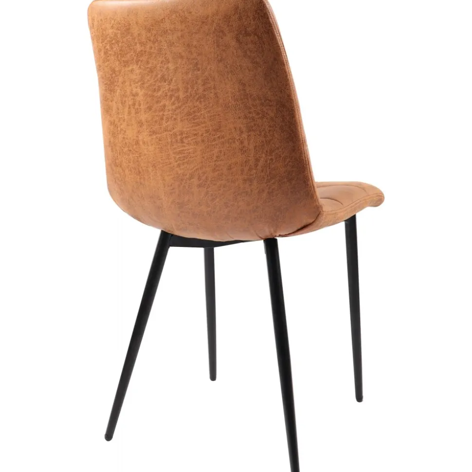 Eksjö stol i Cognac microfiber