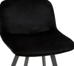 Elisa barstol - Svart sammet