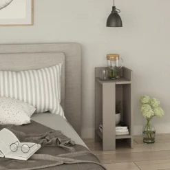 Elos sängbord höger - Ljus mocka