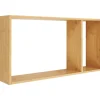 Ember vägghylla70x15x35,5 cm - Bambu