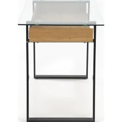 Emma skrivbord 120 x 60 cm - Ek/svart