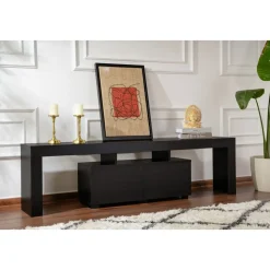 Enclave TV-bänk - Svart trä