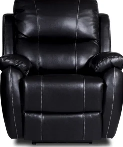 Enjoy Chicago El-Recliner Fåtölj - Svart konstläder + Textilrengöring för möbler