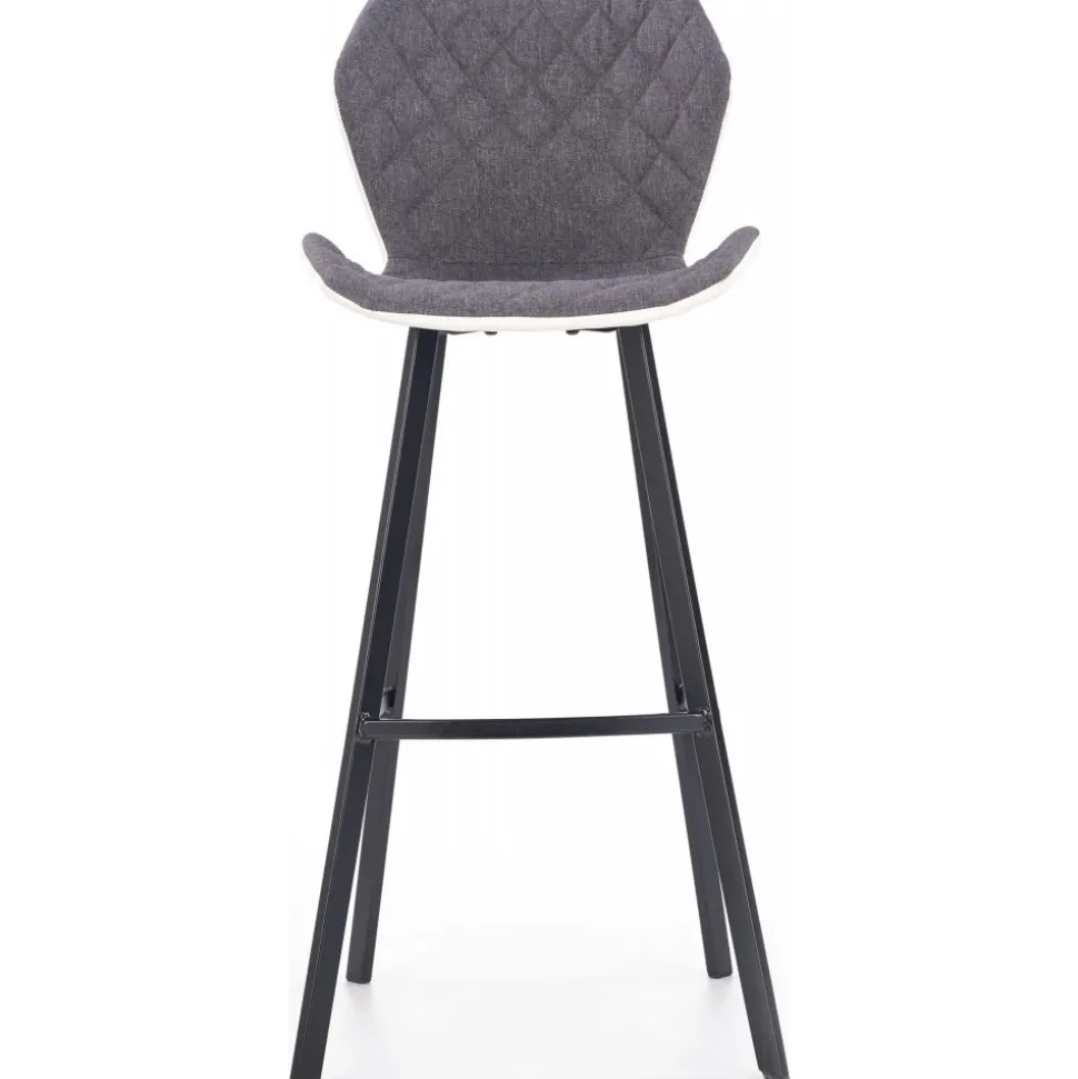 Erin barstol hög - Vit/grå