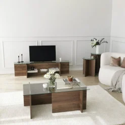 Escape soffbord 105x65 cm - Valnöt