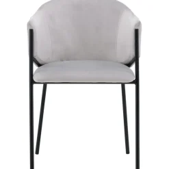 Evelina matstol - Grå sammet