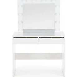 Facada vitt sminkbord med belysning 94 x 43 cm