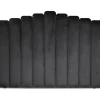 Fancy sänggavel 90 cm - Antracit (Sammet)