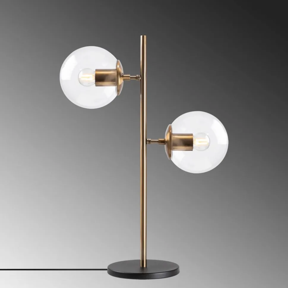 Fasett bordslampa klar - Vintage