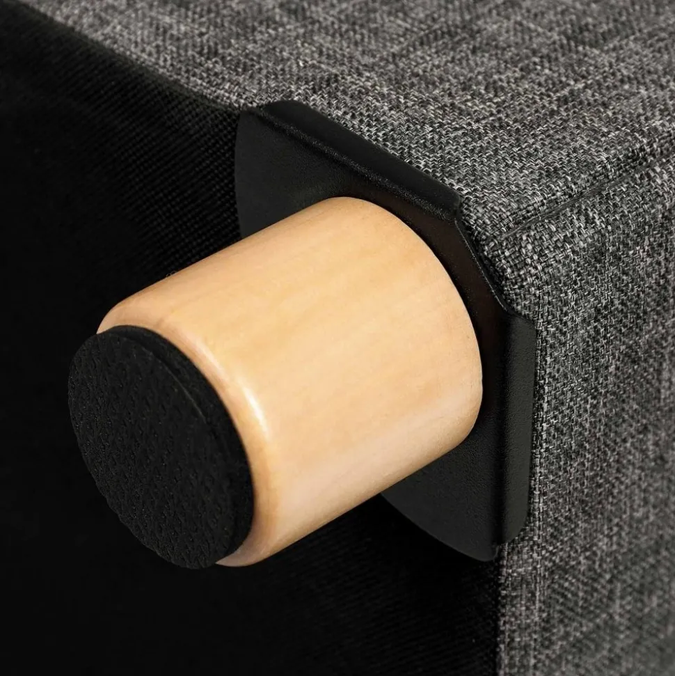 Fideli sittpuff med förvaring - Grå