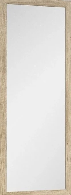 Filippa spegel 116x49 cm - Ljus ek + Karta med möbeltassar på köpet!