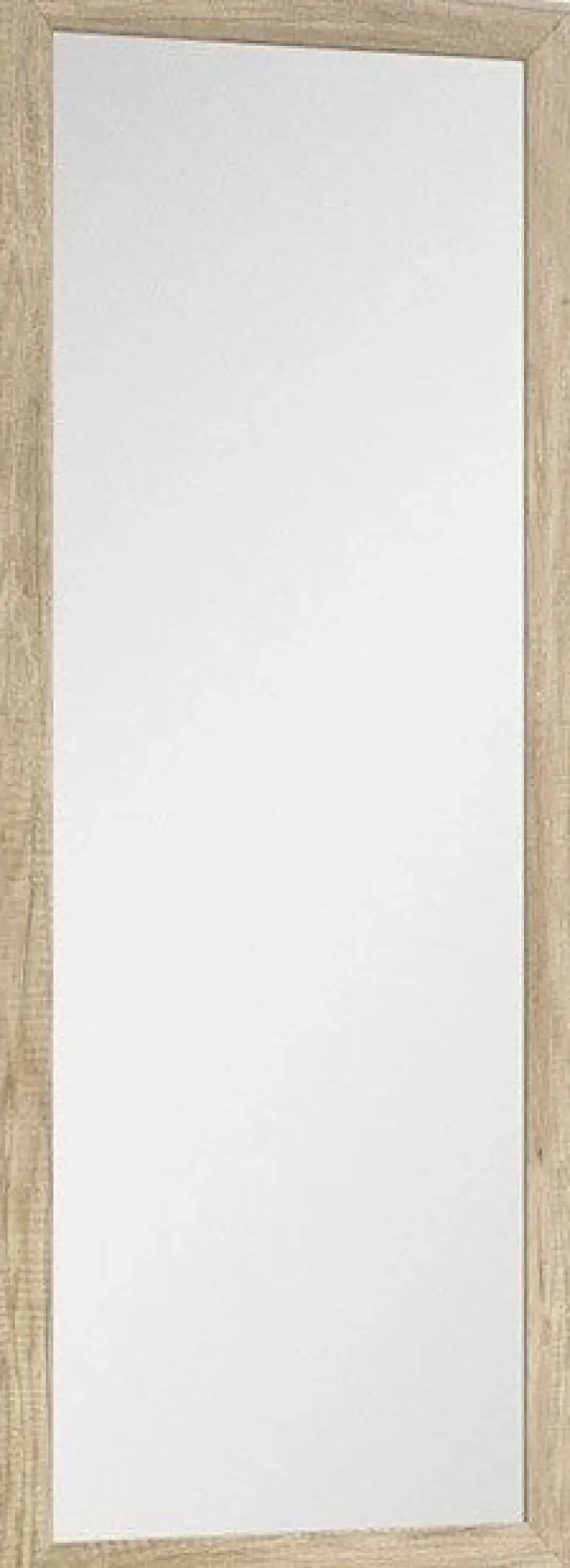 Filippa spegel 116x49 cm - Ljus ek + Karta med möbeltassar på köpet!