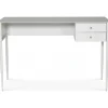 Flash skrivbord 120x50 cm - Vit / Mässing + Textilrengöring för möbler
