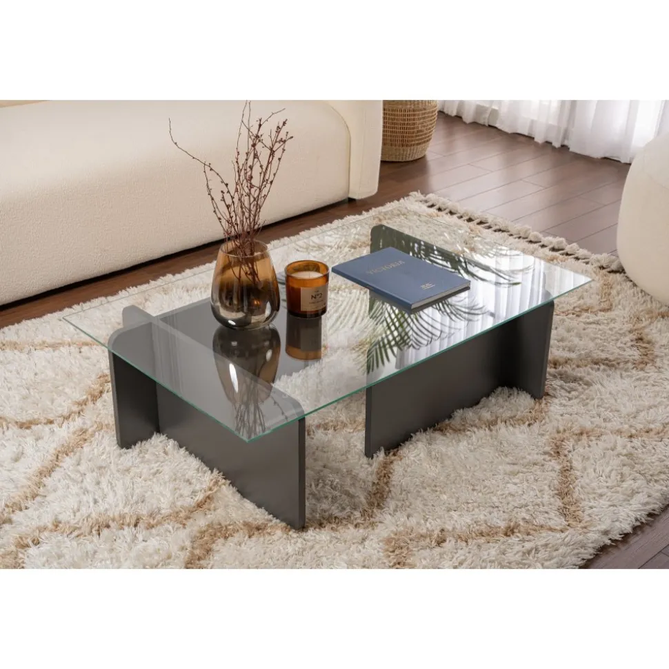 Flavio soffbord - Antracit