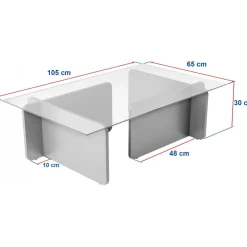 Flavio soffbord - Ek