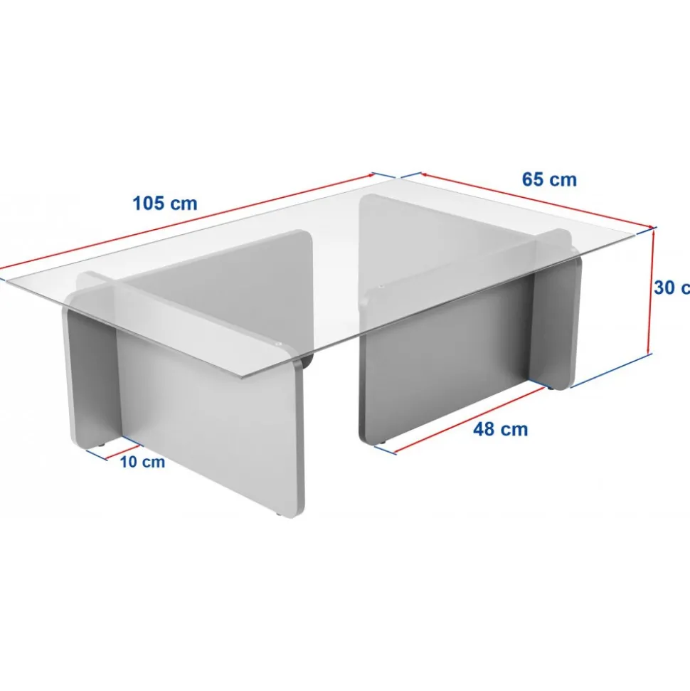 Flavio soffbord - Grå