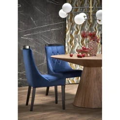 Float runt matbord i valnöt Ø137 cm