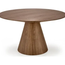 Float runt matbord i valnöt Ø137 cm