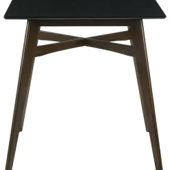 Florence barbord 90x90 cm - Valnöt/svart