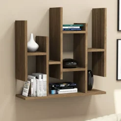 Flower vägghylla - Valnöt