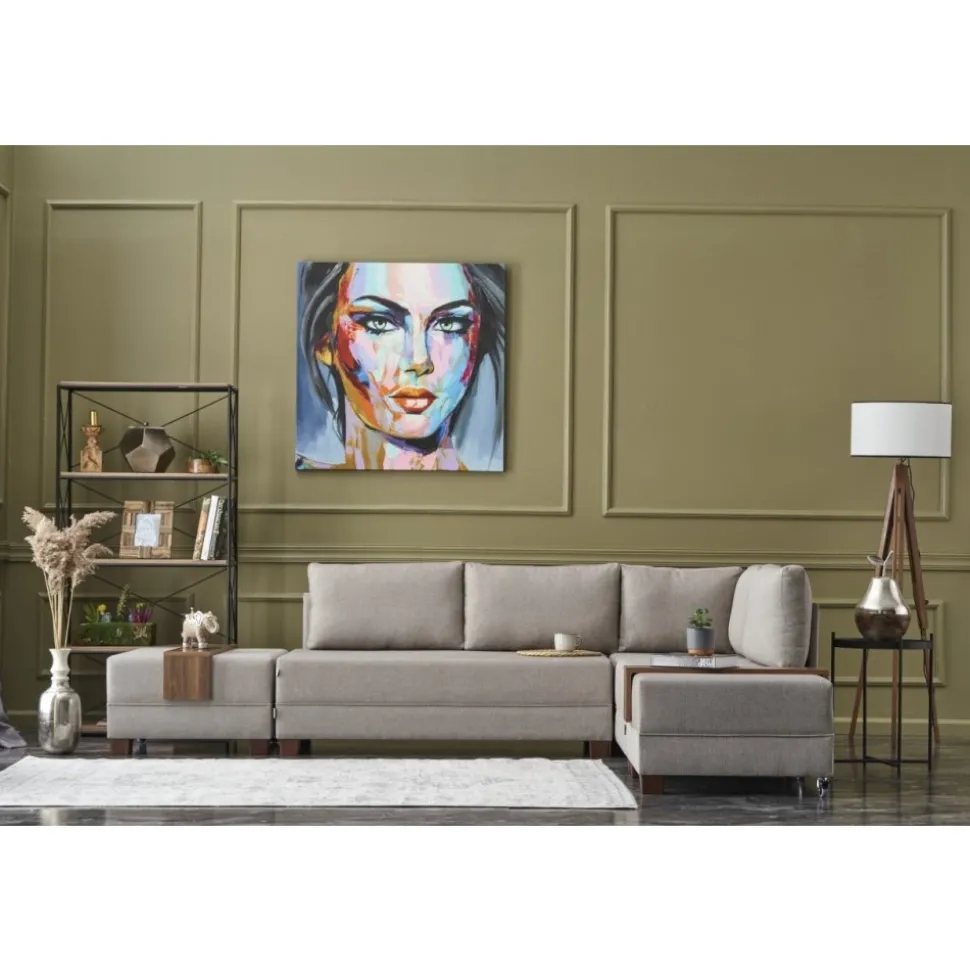 Fly hörnbäddsoffa - Cream