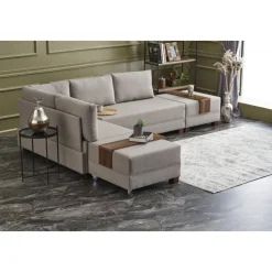 Fly hörnbäddsoffa - Cream