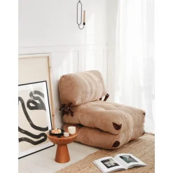 Fold bäddfåtölj - Camel