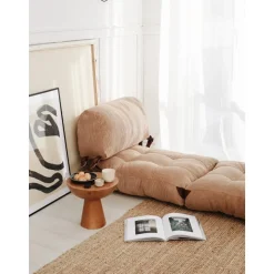 Fold bäddfåtölj - Camel