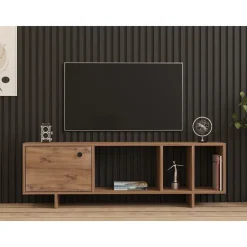 Folsom TV-bänk - Furu